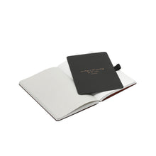 Load image into Gallery viewer, Thinkback Small Notebook, fabric black, lined

