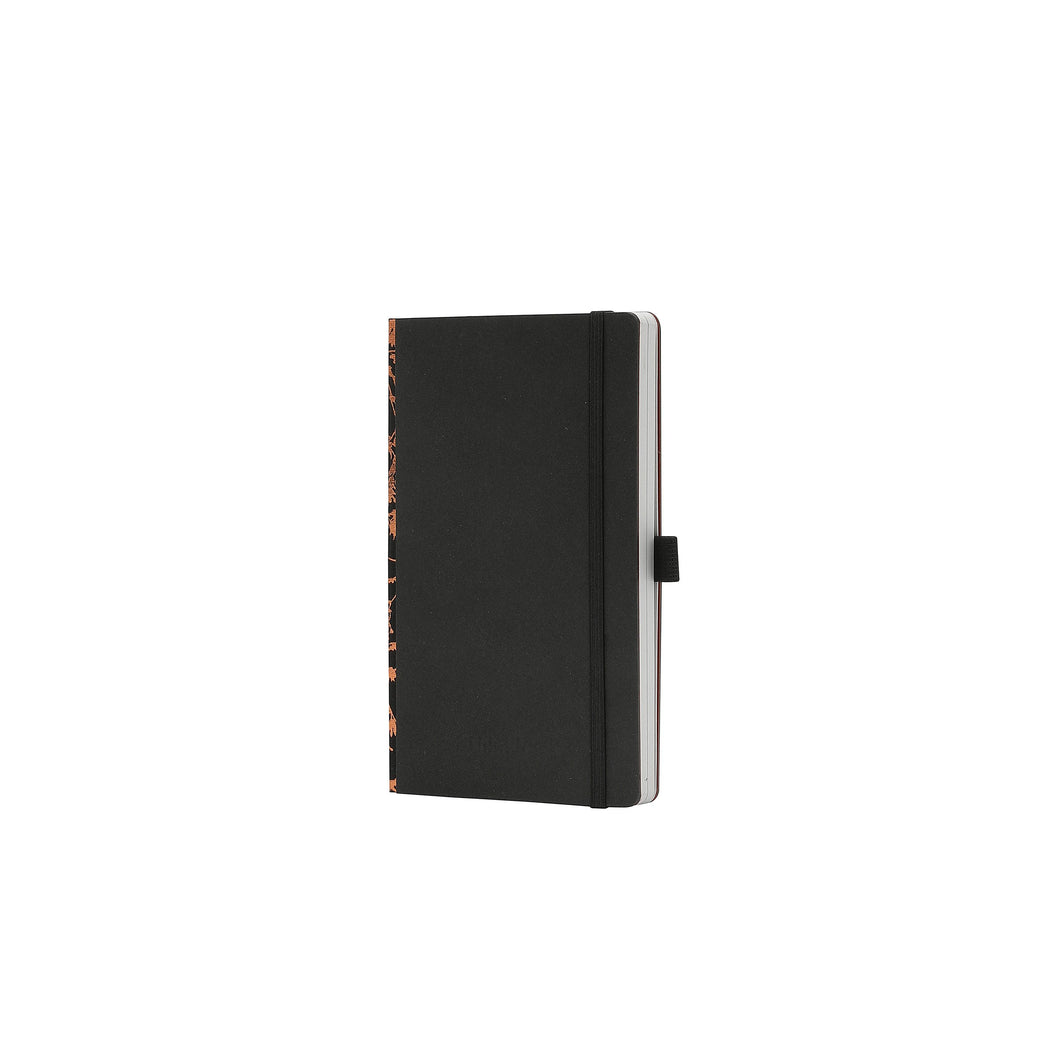 Thinkback Small Notebook, fabric black, plain